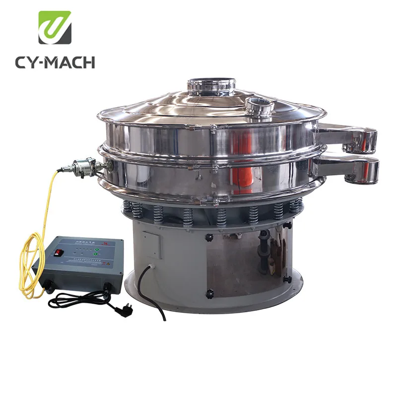 hot automatic durable stainless steel  ultrasonic vibration sieve screen machine for herb / bread / tea powder