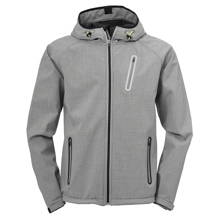 Xianghong CONMR jacket with laser cutting seamless pockets outdoor sport windproof softshell mesh jacket