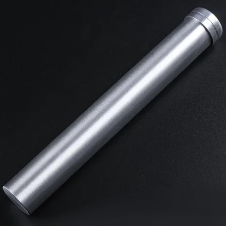 In Stock Wholesale Empty Cigar Single Screw Travel Portable Aluminum Cigar Tube