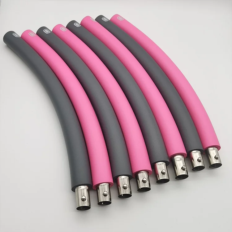 cheap price weighted foam hoop colourful circle adjustable hula ring for gym fitness equipment