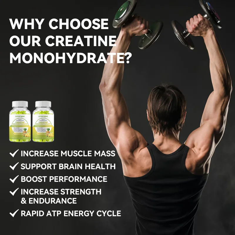 Greenpie Before Sport No Sugar Free Creatine Gummy Sports Supplement Monohydrate Creatine Gummies For Adult