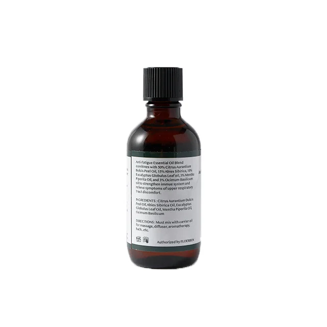 Anti-Fatigue 50Ml Essential Oil (New) Oem/Odm Organic Essential Oils Private Label By Litres Wholesale