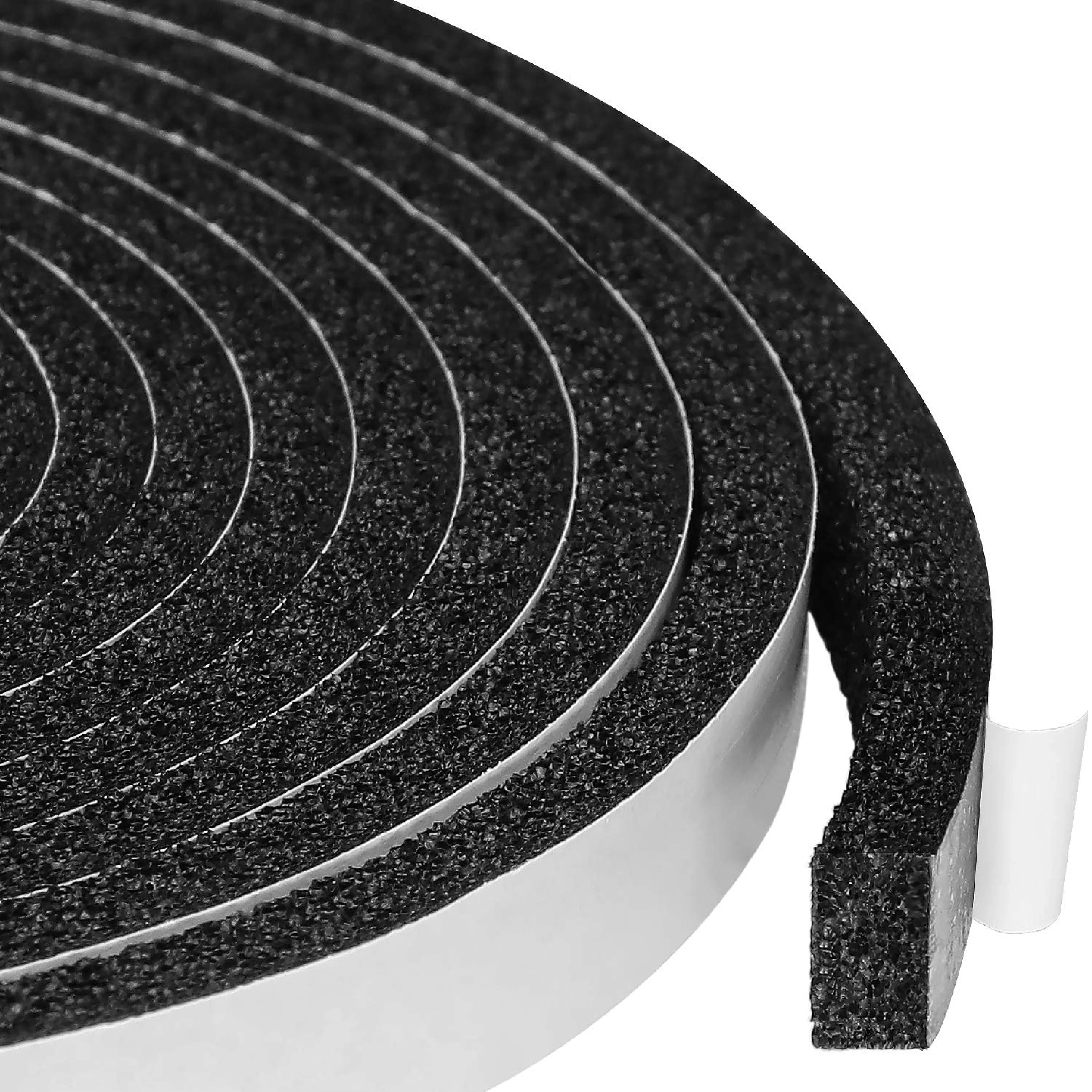 Door Insulation Tape,Adhesive Weather Stripping for Doors Window,Foam Seal Proofing Tape,16 Feet Long