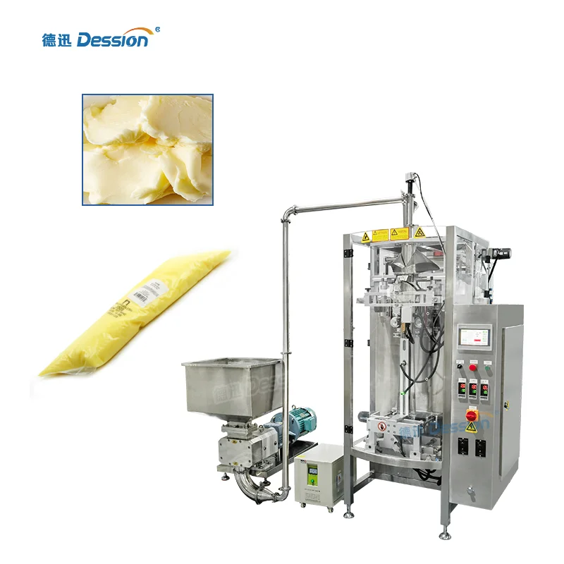 High-accuracy 1kg 1.5kg Mayonnaise / Mustard / Pizza Sauce Pouch Packing Machine Supplier