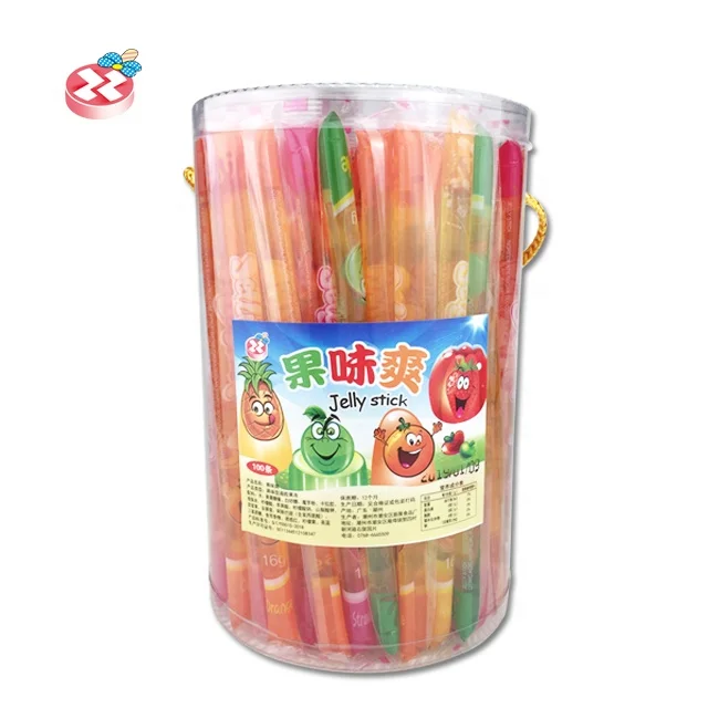 Hot sale16g halal fruit flavor jelly candy jelly stick for Eid al-Fitr