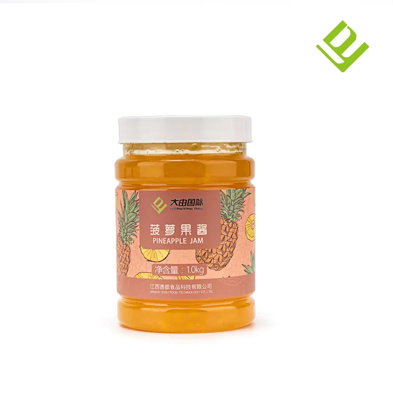 Rich fruity aroma pineapple jam fruit jam for fruit tea