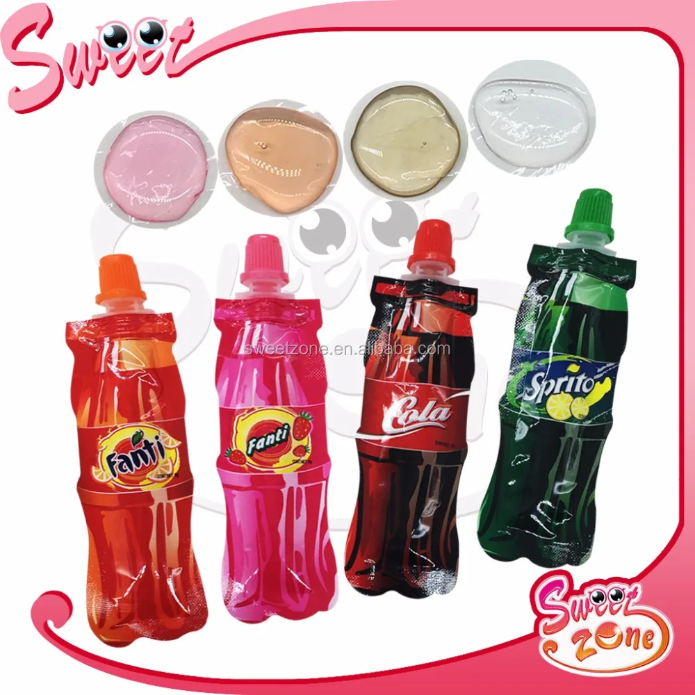 China wholesale manufacturer delicious squeeze gel sour jam fruity toothpaste shape sweets liquid jelly jam candy