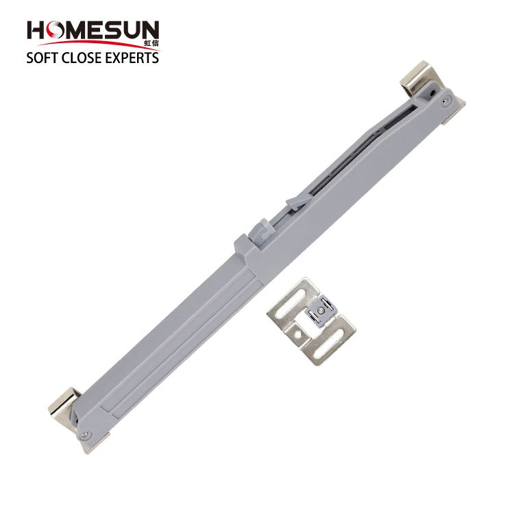 Soft closing mechanism for sliding wood barn door