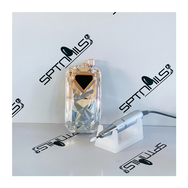 SPT Crystal Diamond Polishing Machine Tool Pro Portable Electric Nail Drill Machine 35000 Rpm Private Label Set For Acrylic Nail