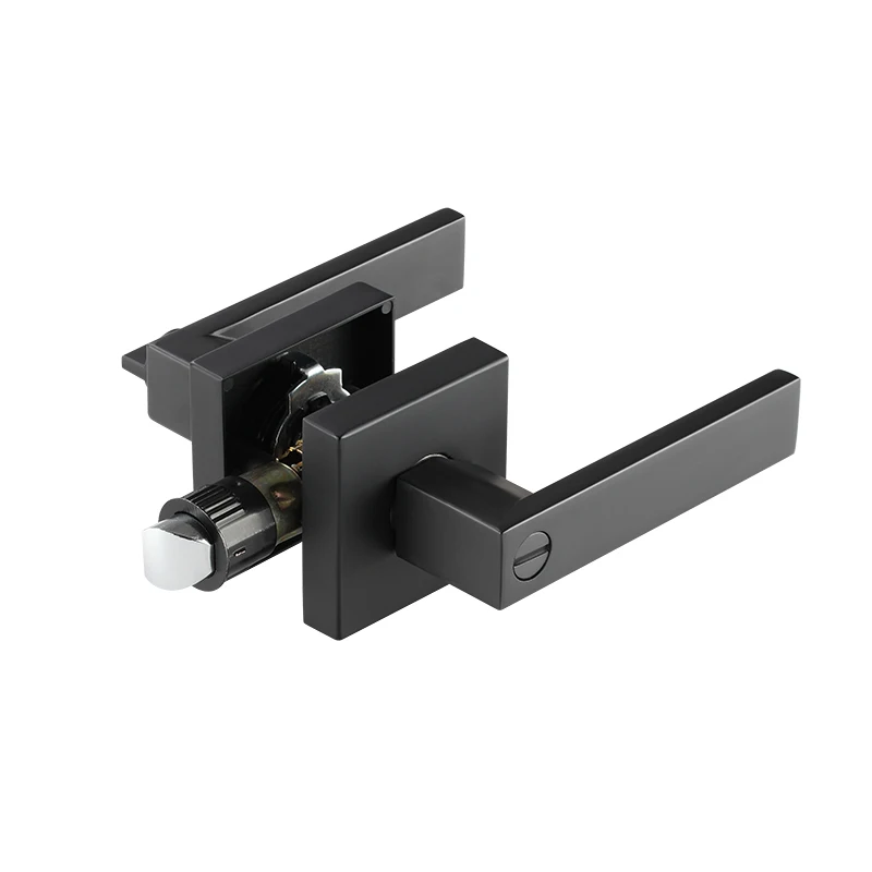 Modern Simple Zinc Alloy Interior Door Handles Easy to Installation door locks handle