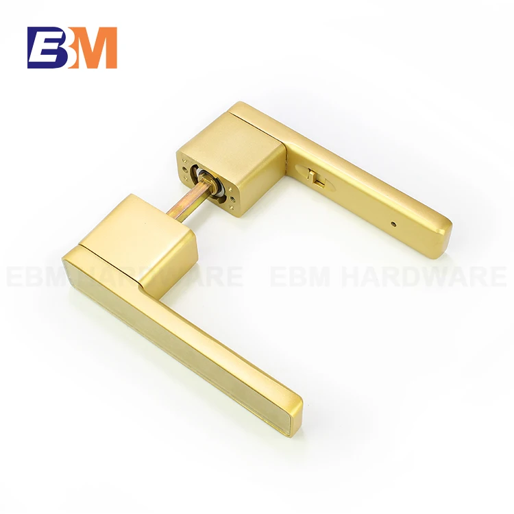 Magnetic System Interior Door Aluminium Alloy Magnetic Door Lock With Hidden Key Hole Lever Handle Wooden Door Lock