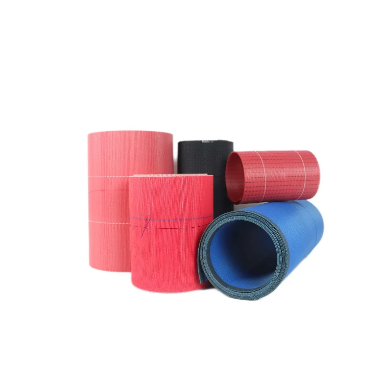 Making Press Felt for Paper Mills Sludge Dewatering Filter Polyester Spiral Linear Wire Mesh Screen Conveyor Belt