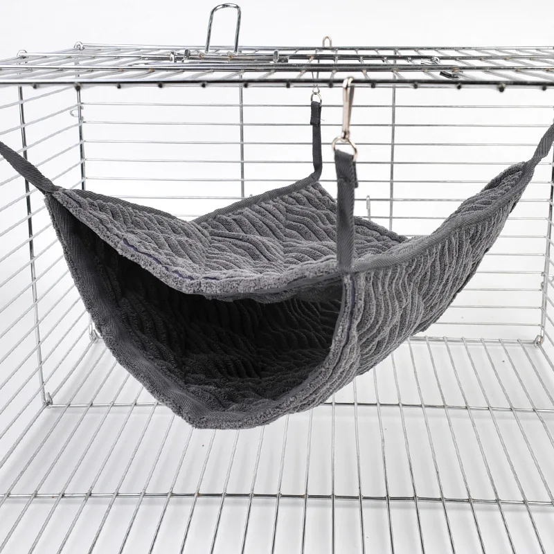 2022  New Pet Supplies Winter four-legged pet pad  flannelette cotton nest pet hammock