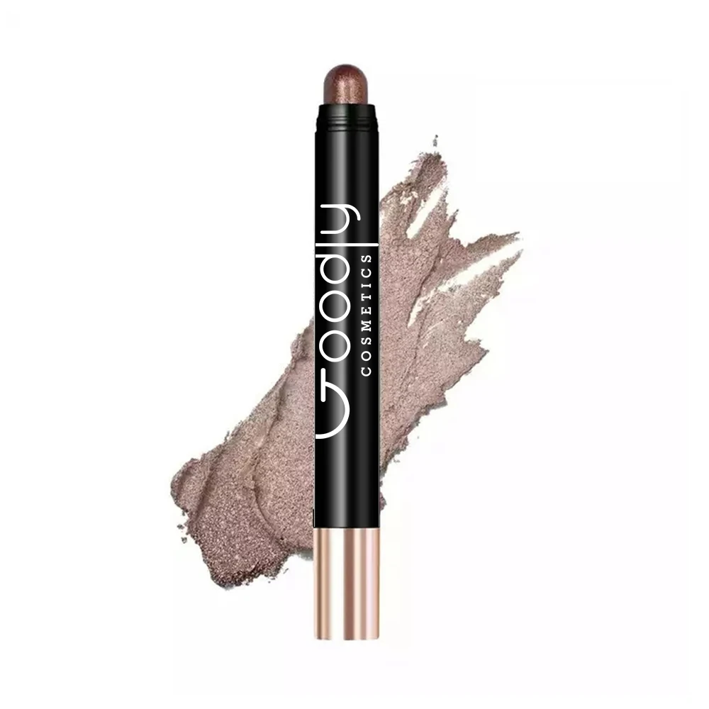 Goodly Smolder OEM/ODM Waterproof High Pigment Glitter Eye Shadow Pencil Long Lasting Shimmer Cream Eyeshadow Stick