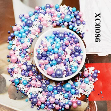 edible cake sprinkles sugar pearl bead rod jimmies disc sequin nonpareil rainbow sugar for cake ice cream donut decoration