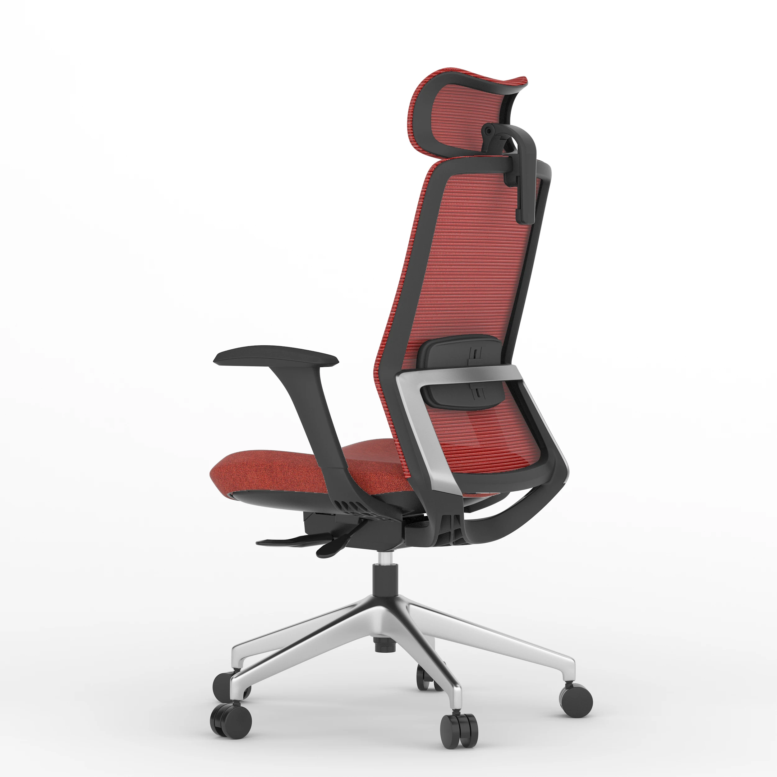 High Back Mesh Sliding Seat 4D Adjustable Armrest Chairs for Home Office