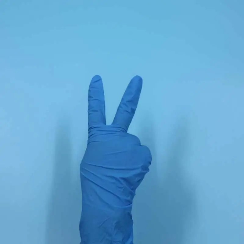 3.5 G Blue Synthetic Nitrile Gloves Antistatic Exam Gloves Disposable Glove Nitrile Machine