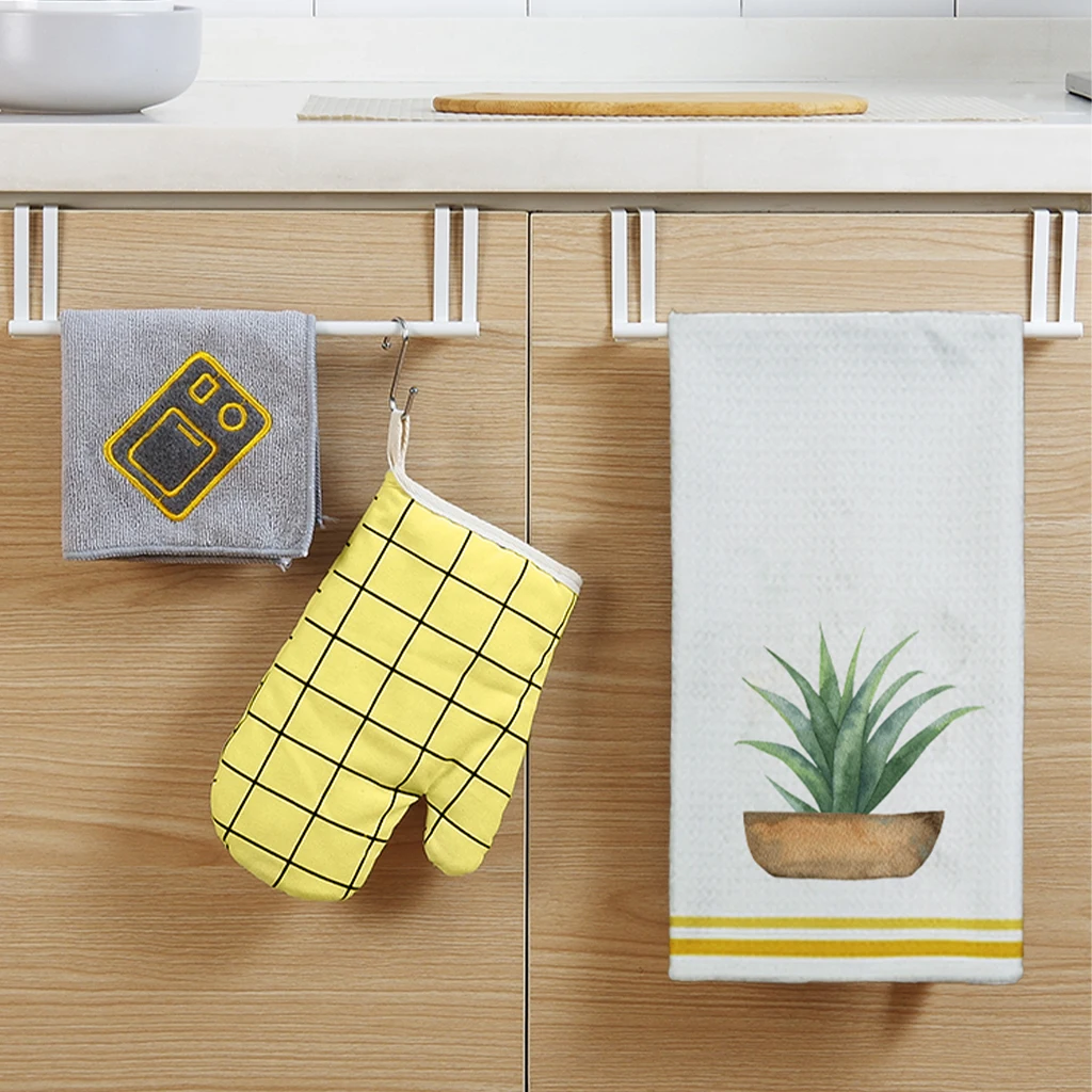 custom hand towel waffle towel organic microfiber absorbent kitchen towel with logo