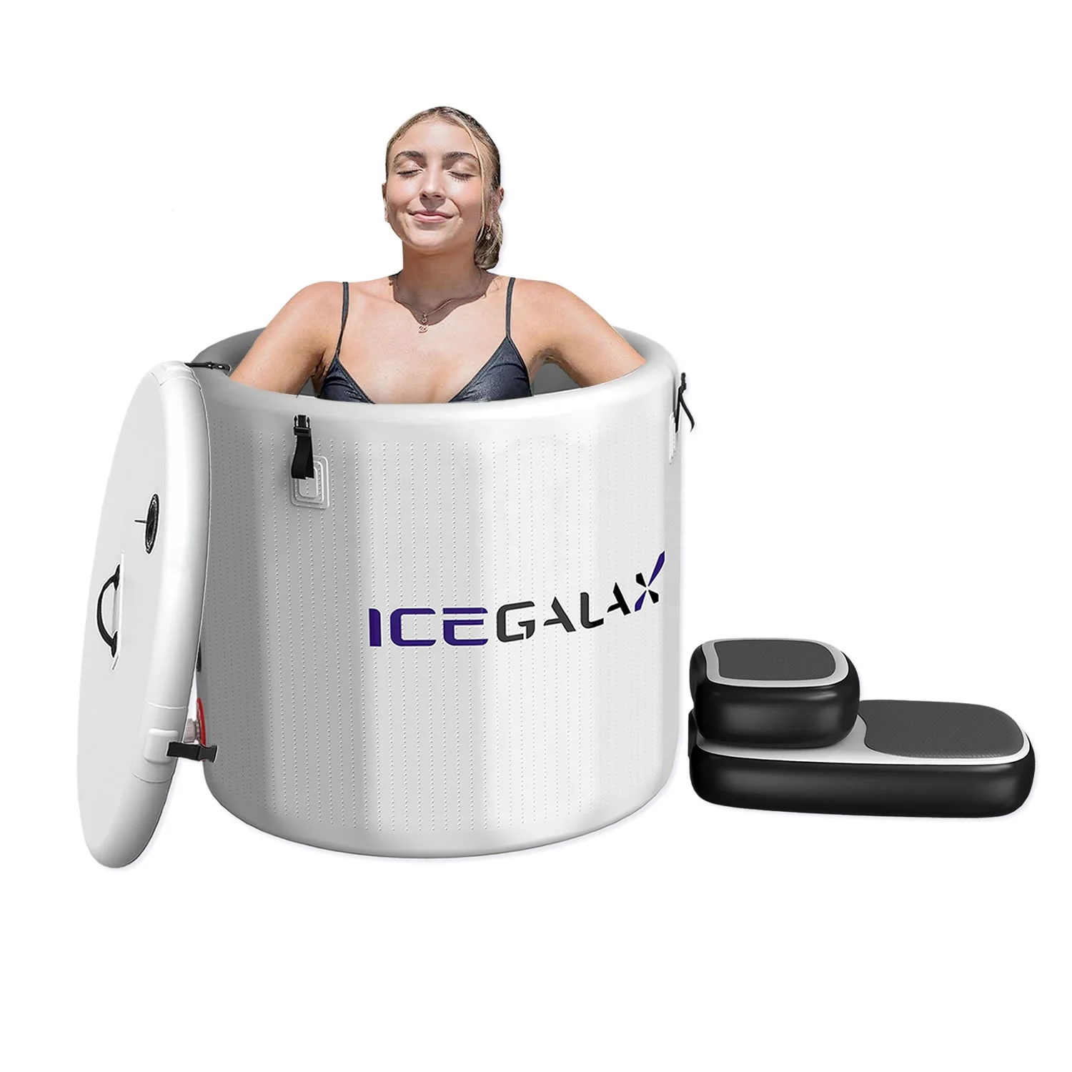 ICEGALAX надувная ванна льда охладитель воды ПВХ холодный погружной ванны портативный восстановление