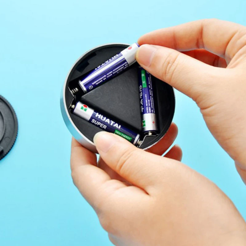 2020 Small 3 Led Round Stick cordless Touch Lamp Battery Power Cob Puck Cabinet Wardrobe Light Mini Click On Cabinet Lights