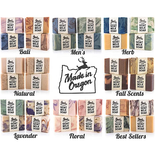 
Private Label Face Acne Remove Blackhead Brighten Skin Deep Cleansing Goat Milk Sea Salt Handmade Soap 