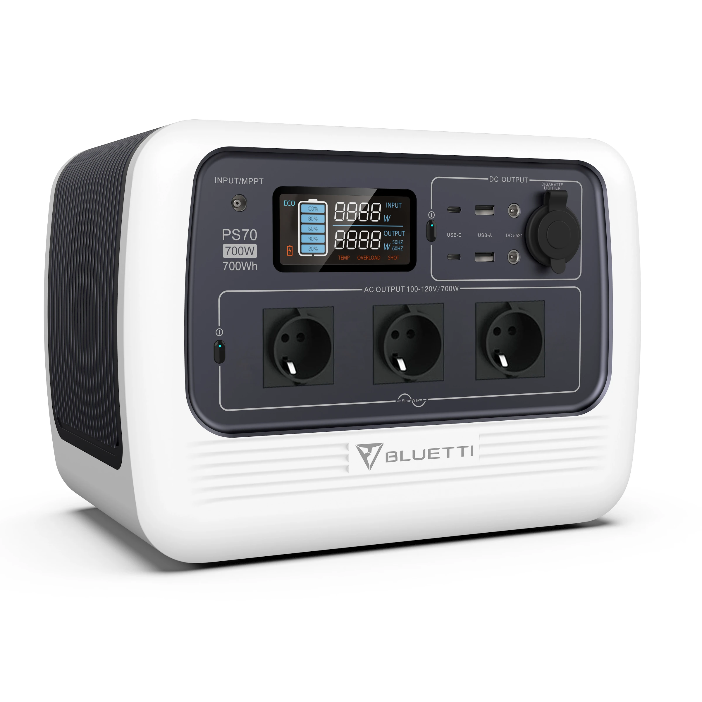 500w 700w rechargeable  Longlife Cycle  Lifepo4 Battery  ODM OEM portable Solar power station for outdoor camping life