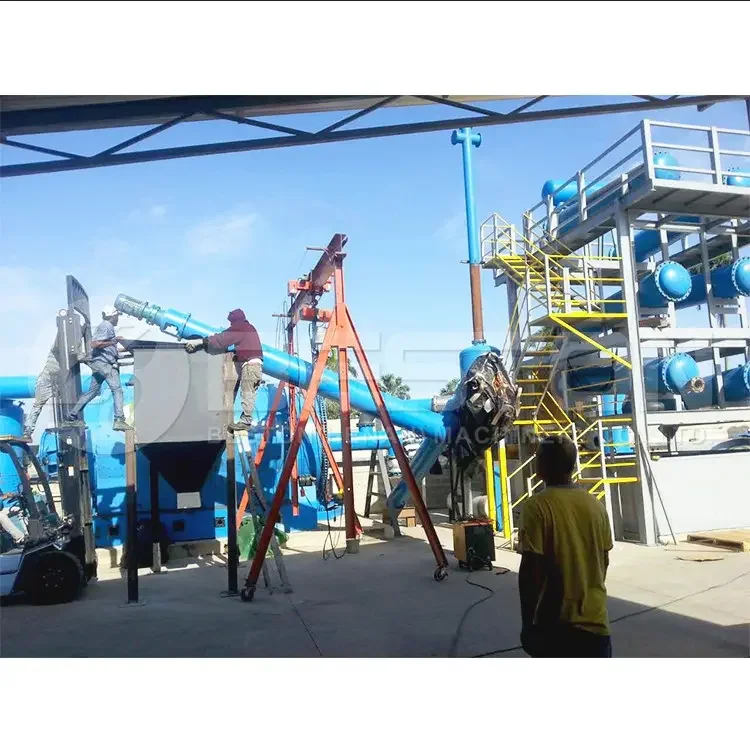 Pyrolysis Plant Batch Tyre Pyrolysis Oil Distillation Plant