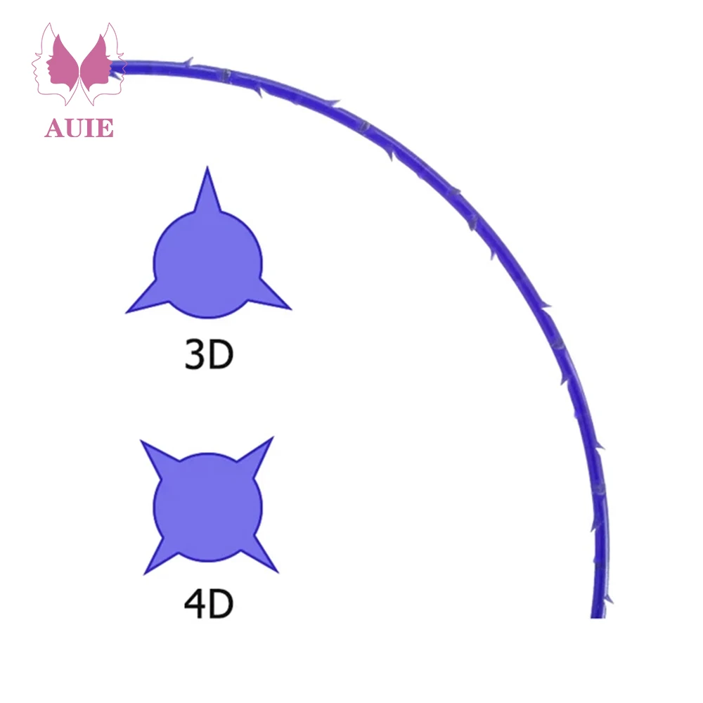 Medical Facial Eye Pdo Lifting Barbed Thread 3d Cog Blunt Needle With Ce Iso Approved