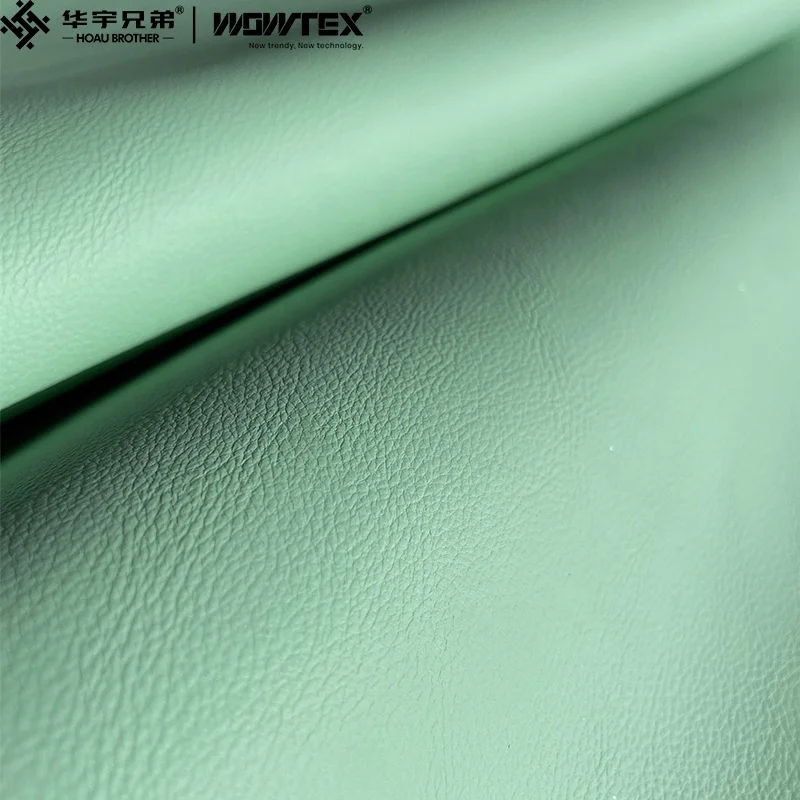 China sofa leatherette fabric roll furniture material upholstery PU faux synthetic rexine soft touch organic leather