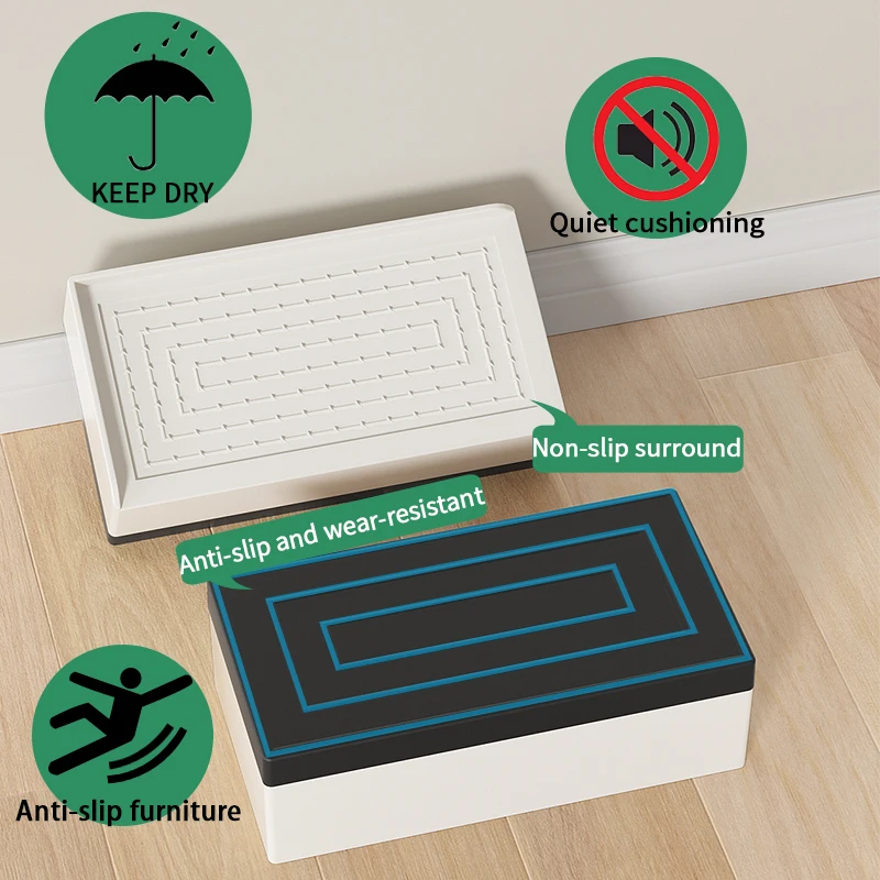 029-A001 Adjustable Plastic Sofa Bed Columns Hot Selling Silent Furniture Pads Accessory Self-Adhesive Rubber Felt EVA Materials