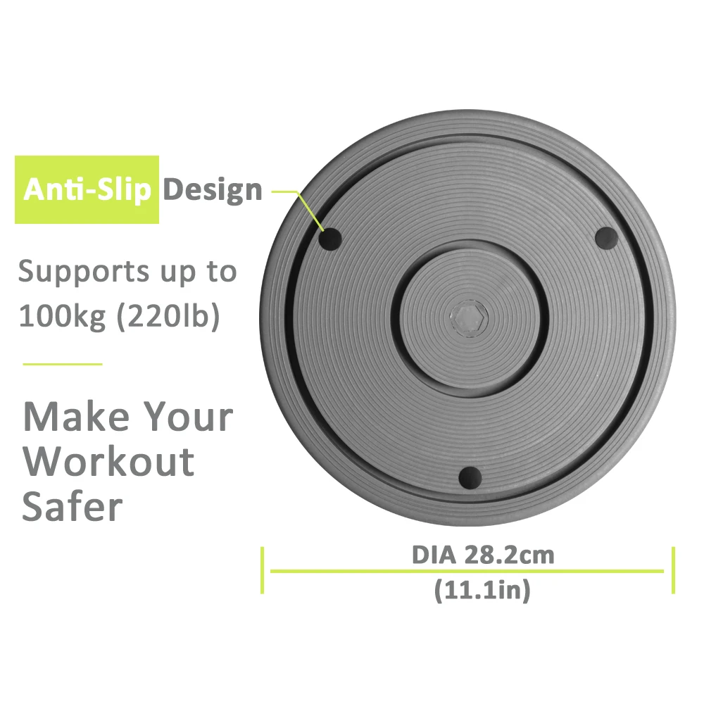 KYTO Waist Disc Fitness Figure Trimmer Twist Board Slimming Body Equipment-Foot-shaped Pedal Balance Board For  Sports KYTO2231