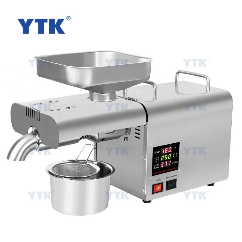 YTK-K28S Widely Used Mini Stainless Steel Screw Peanuts Sunflower Seeds Mustard Oil Press Machine For Home
