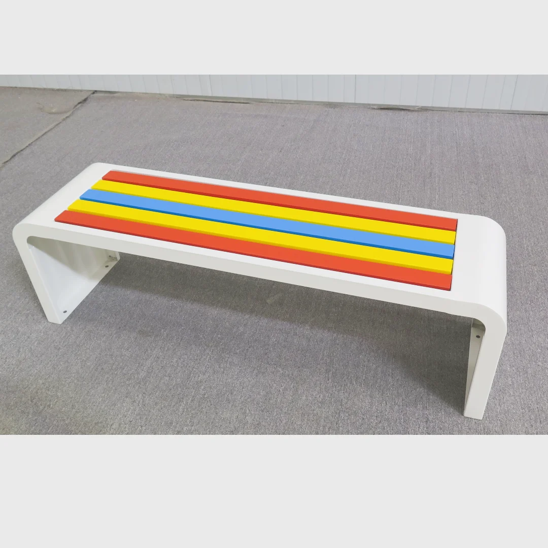 Haoyida Factory Top Quality Waterproof Patio Furniture Outdoor Metal Chair Cheap Park Benches Outside Garden Bench