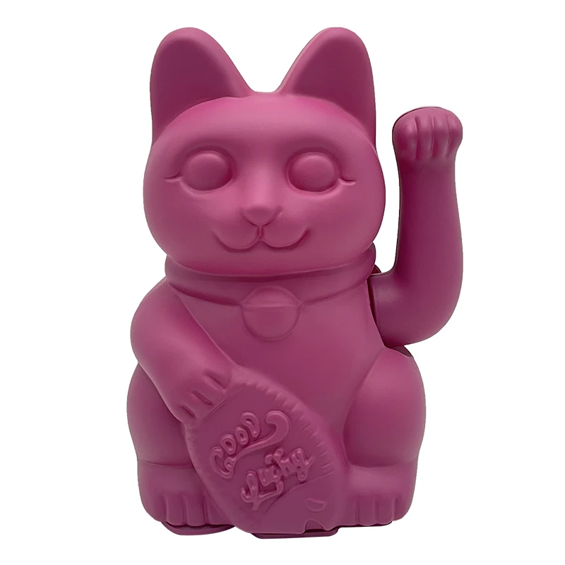 German hot style wave fortune cat can be customized color size plastic feng shui cat