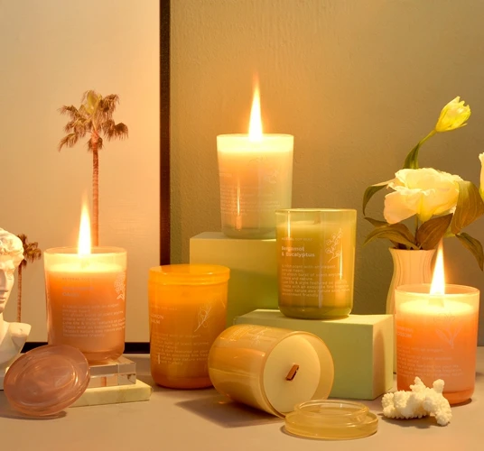 Soy Wax Candle Jar Candle Custom Logo Luxury Private Label Essential Oil Scented Natural Soy Candles With Lid