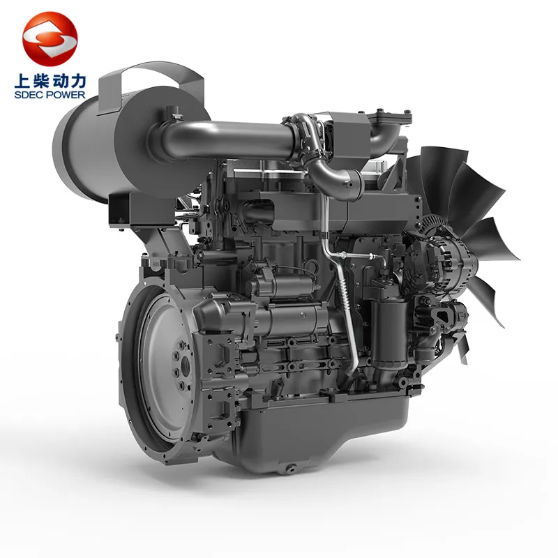 Строительный дизельный двигатель SDEC SC4H SC7H 60kW 80kW 100kW 120kW CRS + EGR + DOC + DPF