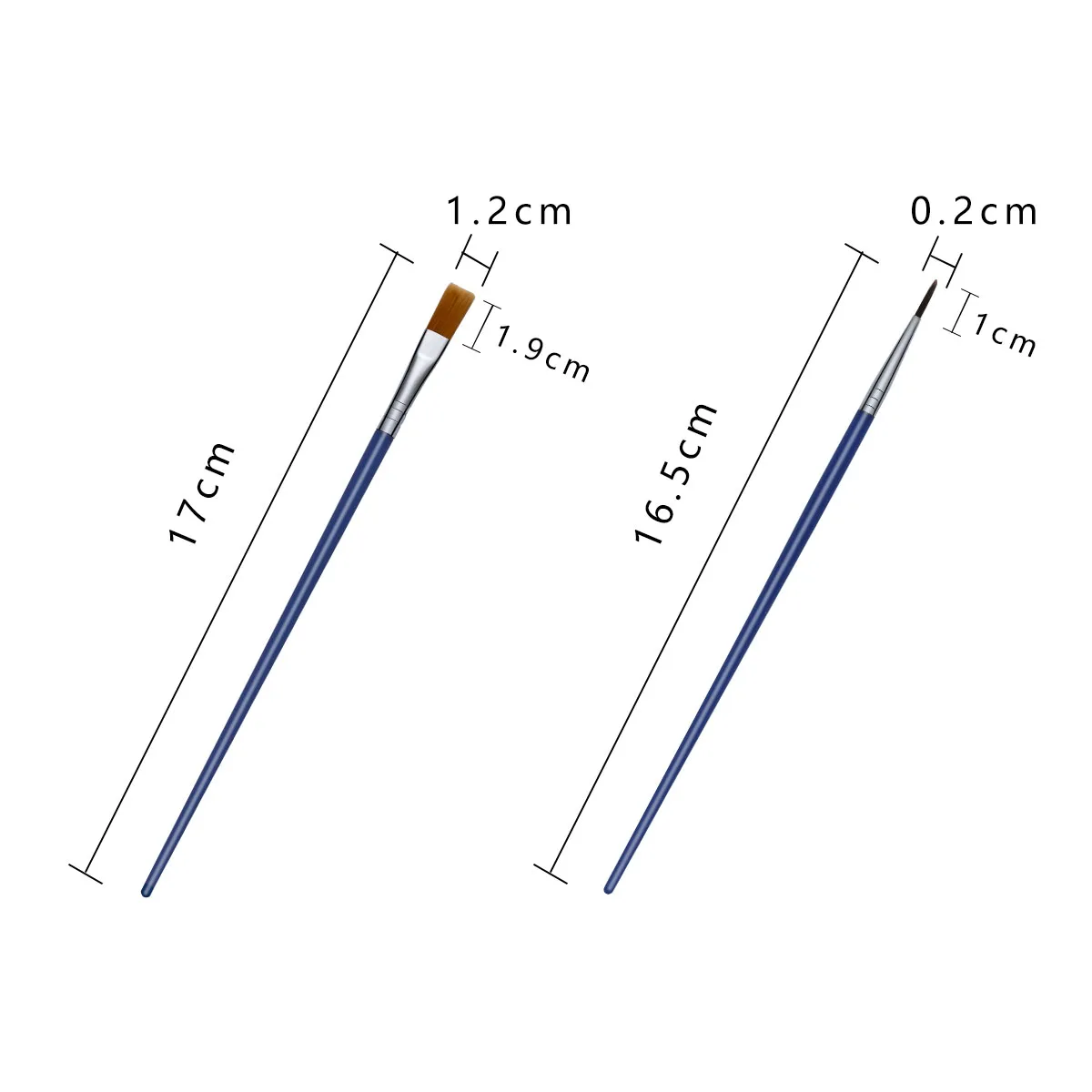 Professional Mini Acrylic Paint Set 6/12 Colors 2/3/5ml Acrylic Paint with Brush