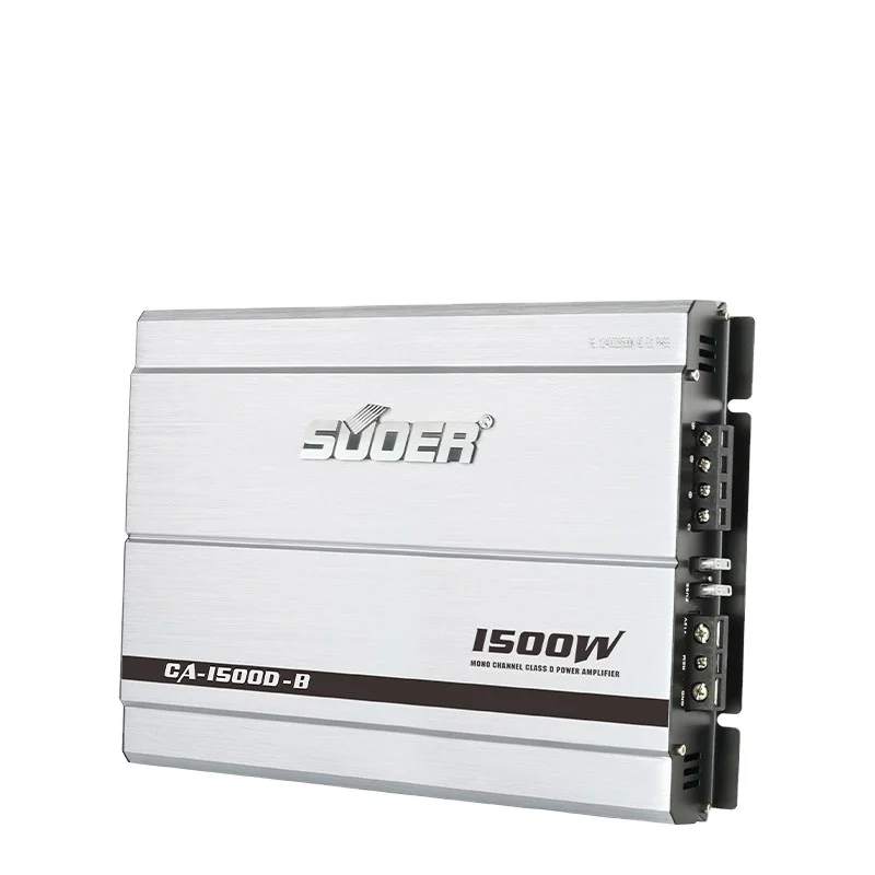 Suoer CA-1500D-B monoblock car power audio auto power amplifier manufacturing car amplifier mini