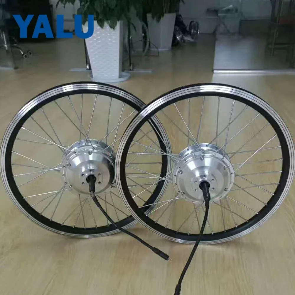 YALU MOTOR Electric Bicycle Conversion Kit 36V 250W Disc Brake Rear Drive Brushless Hub Wheel DC Motor