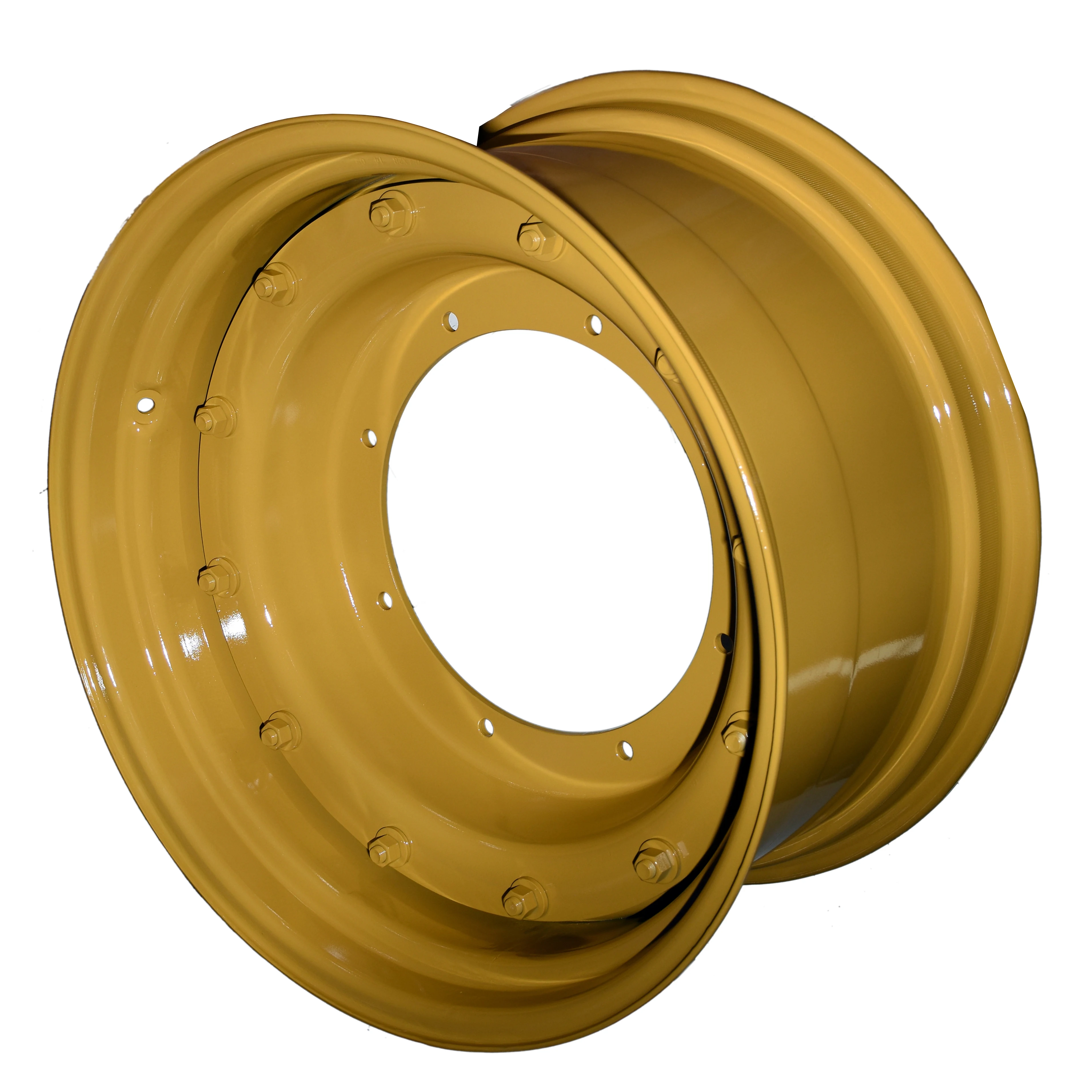 Tubeless heavy truck off road tractor steel wheel rims   w15*28  tractor rims China made IATF16949, ISO45001