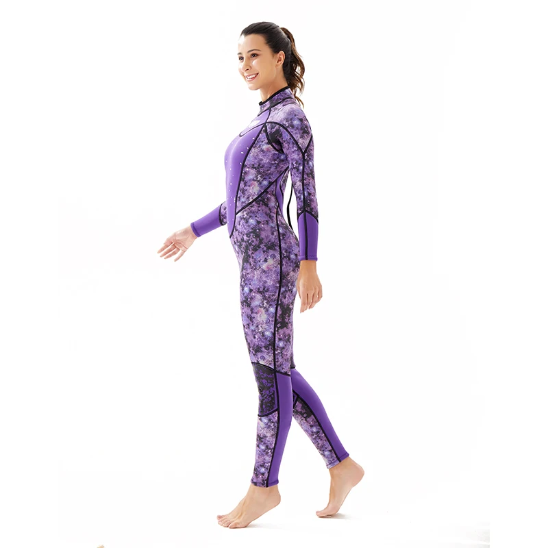 Oem Service 3Mm Neoprene Wet Breathable Nontoxic Sportswear Custom Neoprene Diving Wet Suit Women