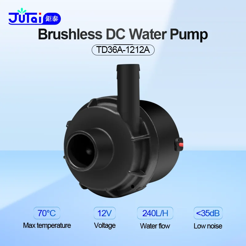 Mini Micro Pump Black 12V Water Pump 240L/H Factory Price Submersible Pump Designed for Water-Heated Mattresses