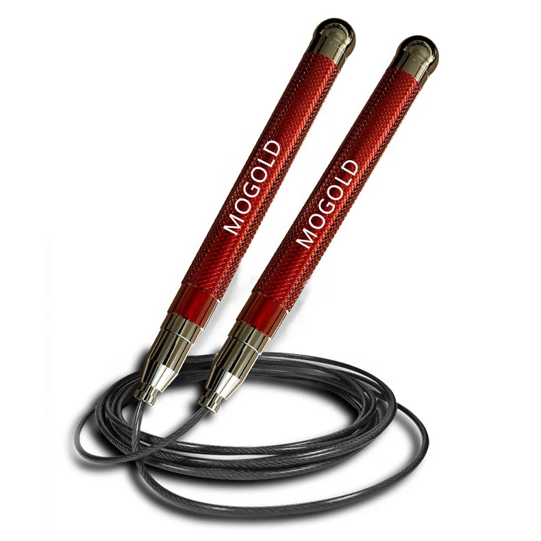 
Metal Easy Self-locking Weighted Adjustable High Speed Skipping Jump Rope Training Aluminium Aluminum,pu Rope Fitness Exercise 
