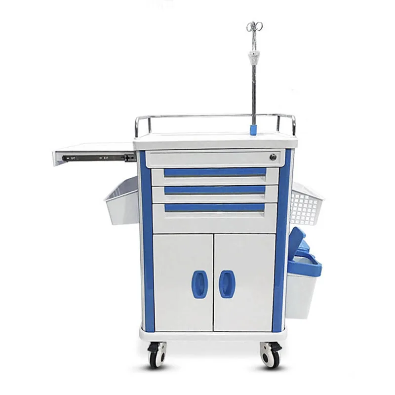 Buy Cheap Medical Device Emergency Trolley emergency equipment cart Medical Trolley Cart Crash Cart