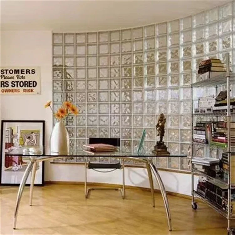 Clear Solid Glass Bricks Tiles Decorative Wall Glass Blocks Manufacturer Glass Brick