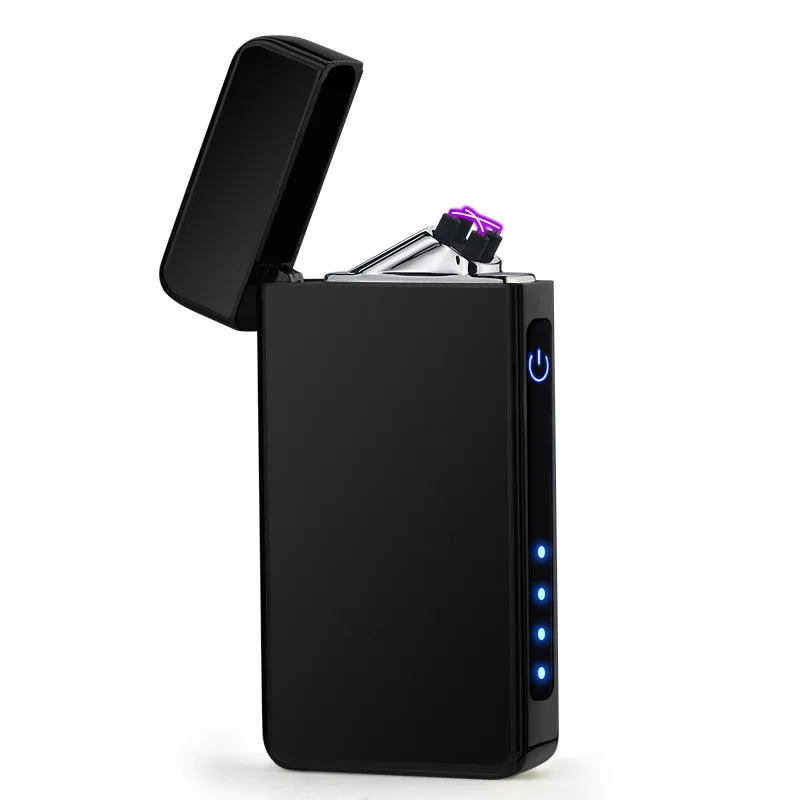 Умные стильные зажигалки электрические Usb перезаряжаемые с сенсорным датчиком ветрозащитные