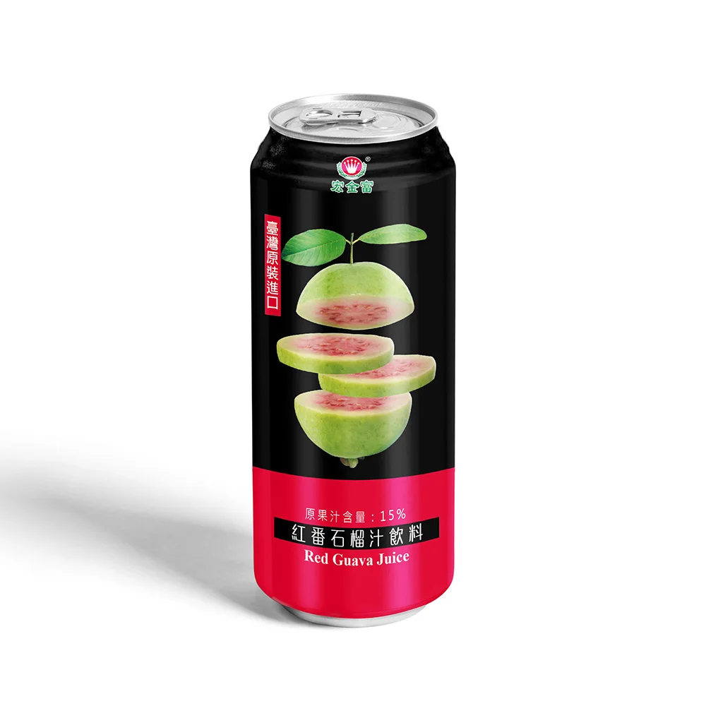 
Hong Jinfu сок с красным ароматом гуавы 490 мл, алюминиевая банка 