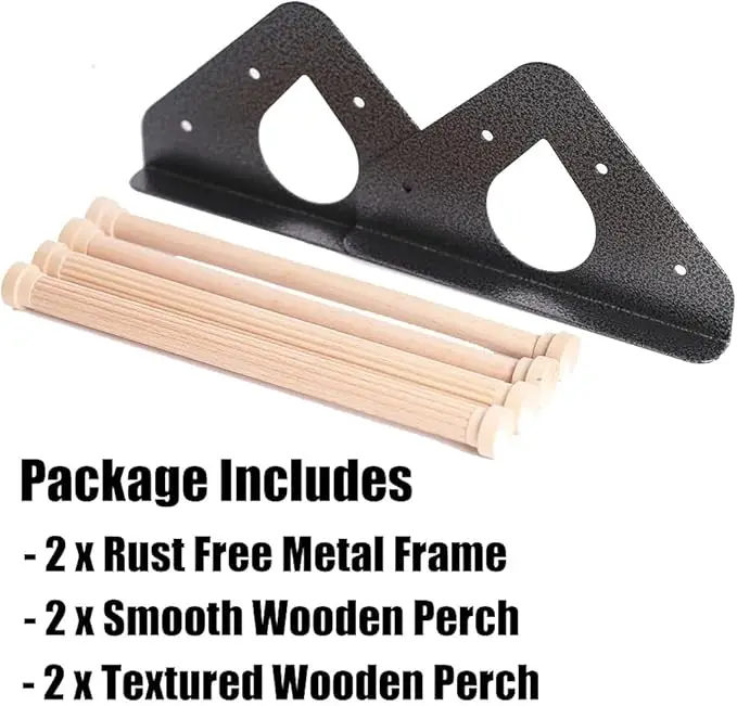 Durable natural wooden root poles, suitable for chicken coop, training chicken habitat for mini chicks, fun chick toys