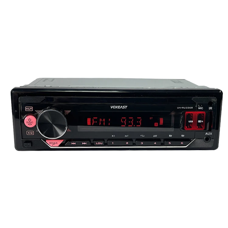1 Din Car Stereo with BT FM Tuner AUX TF Car Mp3 Player USB Support Remote Control
