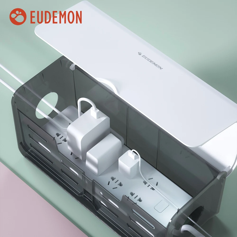 Desktop Baby Proofing Socket Storage Box Cable Organizer for Child Safety